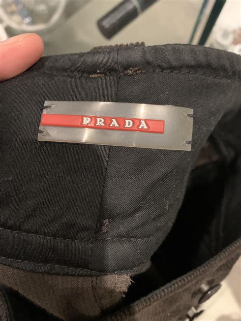 prada black label|old prada labels.